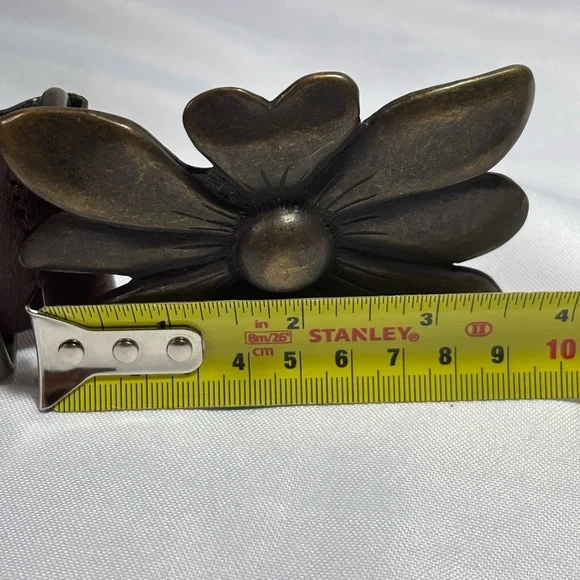 ANTONIAZZI FIRENZE Made in Italy Floral Boho Cowgirl Buckle